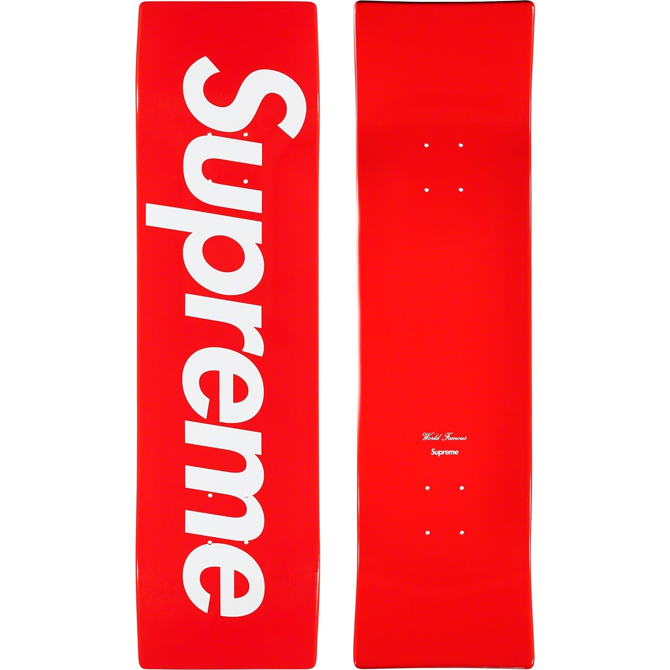 Uncut Box Logo Skateboard view 2